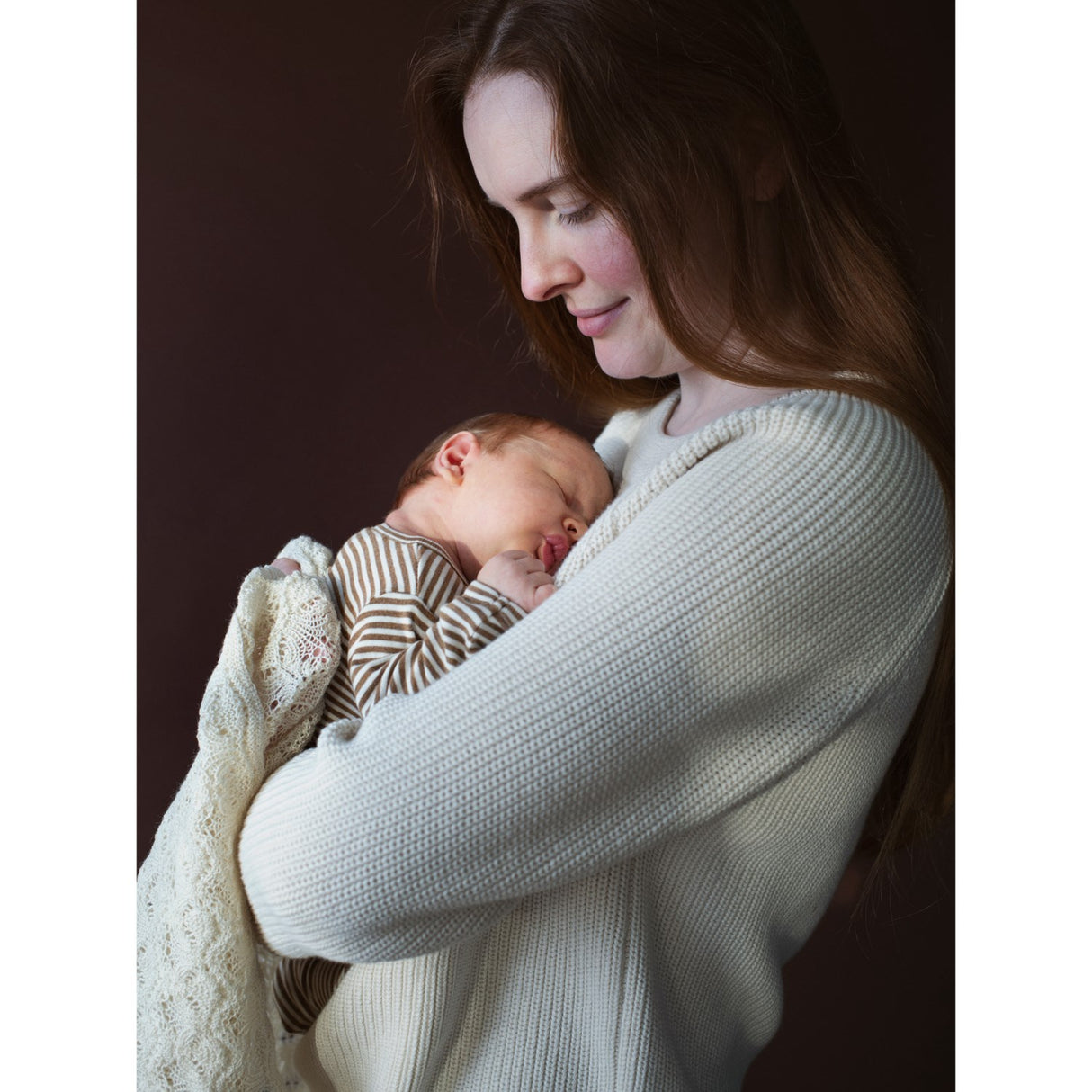 Serendipity Almond/Offwhite Newborn Suit