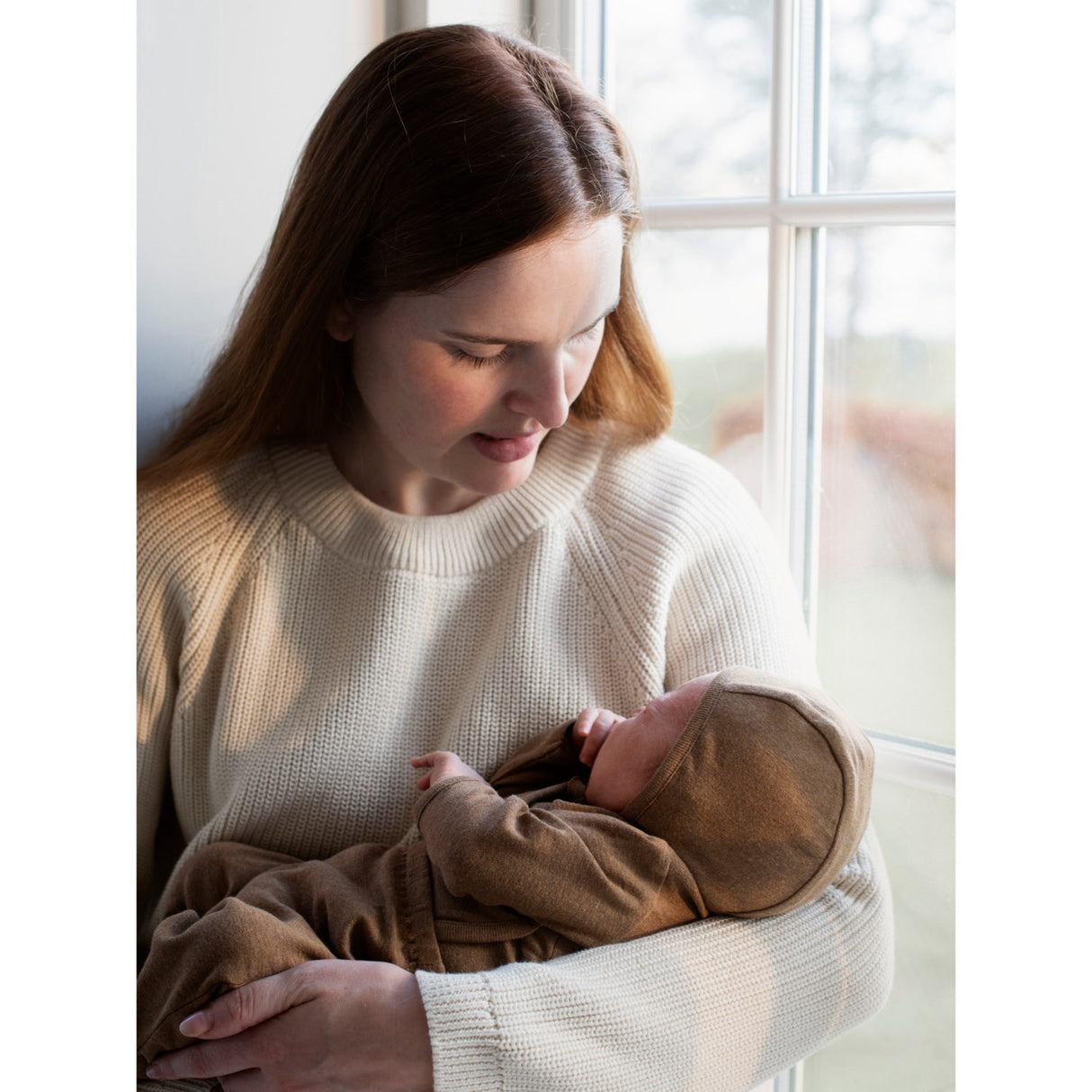 Serendipity Almond Newborn Bonnet