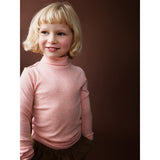 Serendipity Coral Turtleneck Blouse