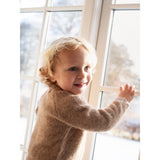 Serendipity Beige Baby Alpaca Suri Cardigan