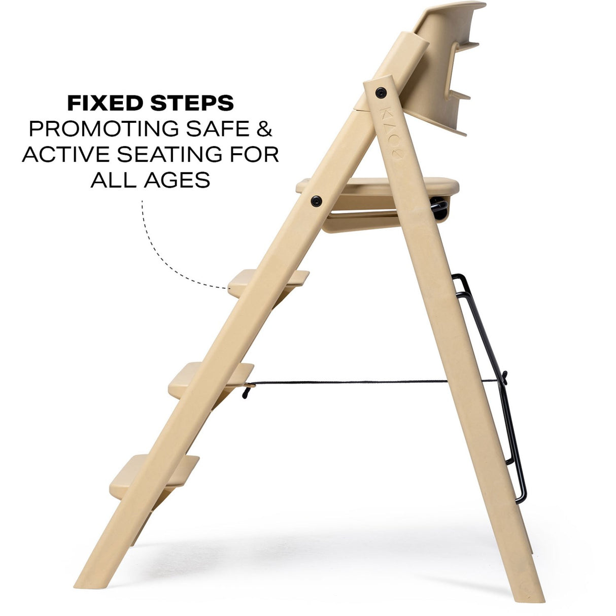 KAOS Desert Sand Klapp High Chair Recycled