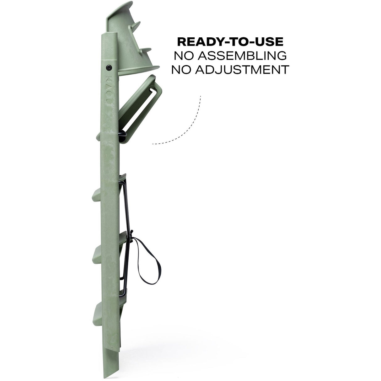 KAOS Mineral Green Klapp High Chair Recycled