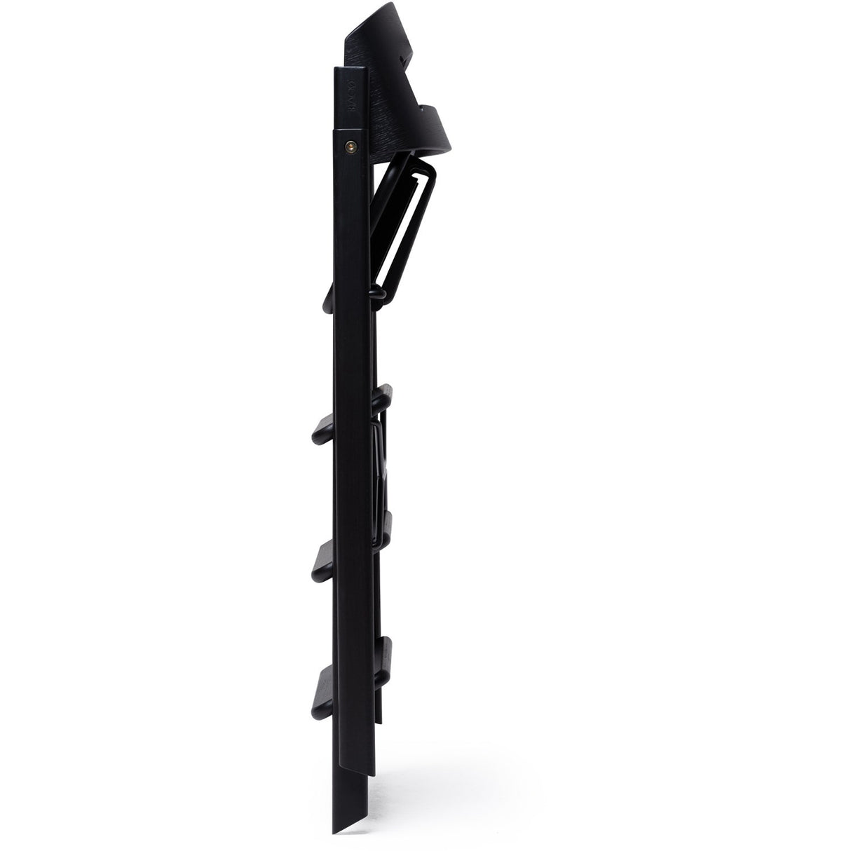 KAOS Black Klapp High Chair Oak