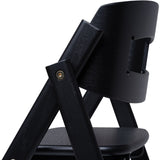 KAOS Black Klapp High Chair Oak