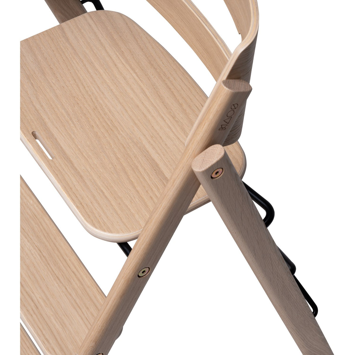 KAOS Natural Klapp High Chair Oak