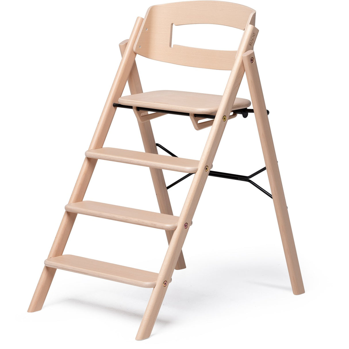 KAOS Natural Klapp High Chair Beech