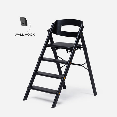KAOS Black Klapp Wall Hook For Wooden + Recycled Chair