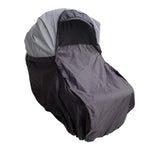 BabyDan Super Safe Rain Cover – Barnevogn, Black, 100 Cm.