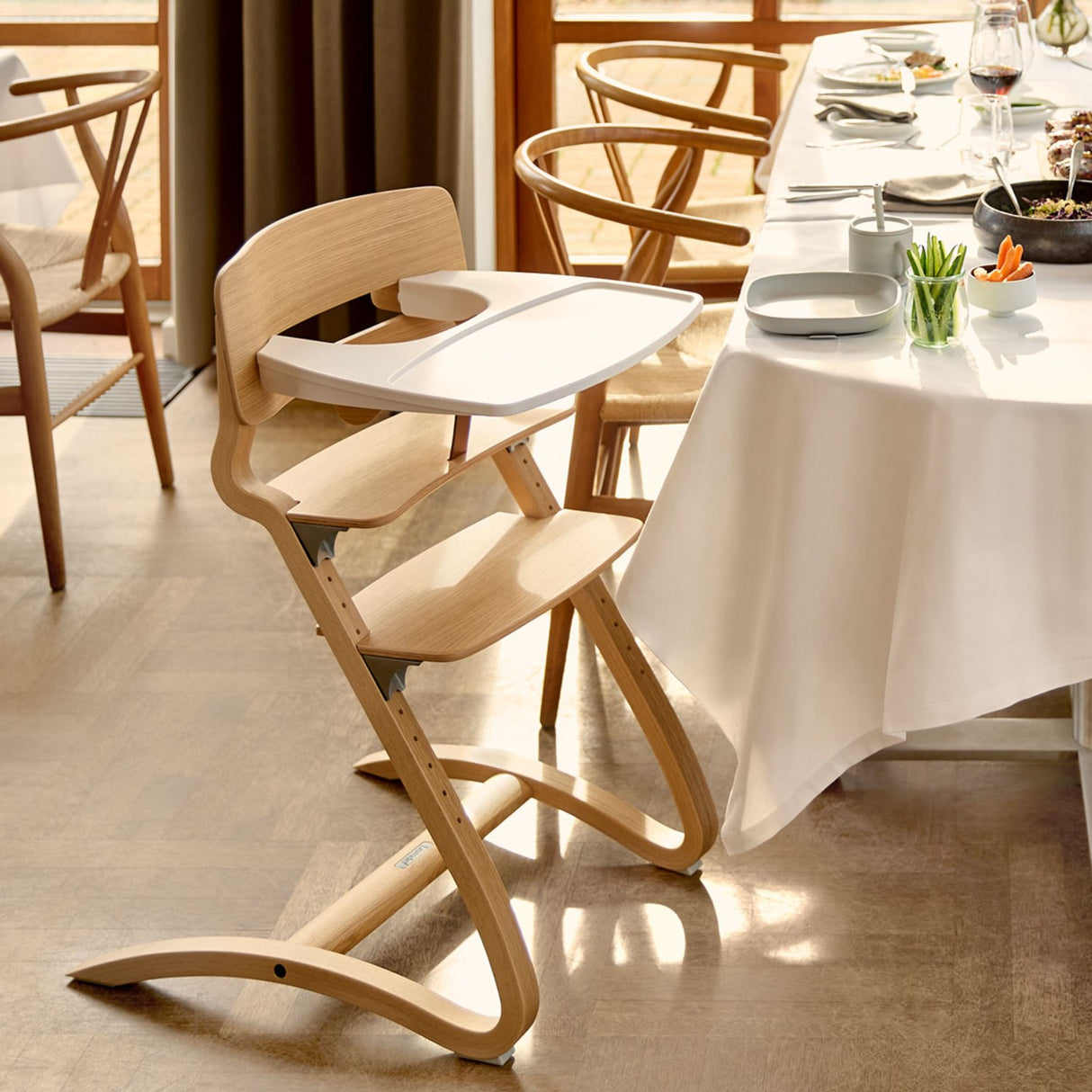 Leander White Bakke Til Leander High Chair