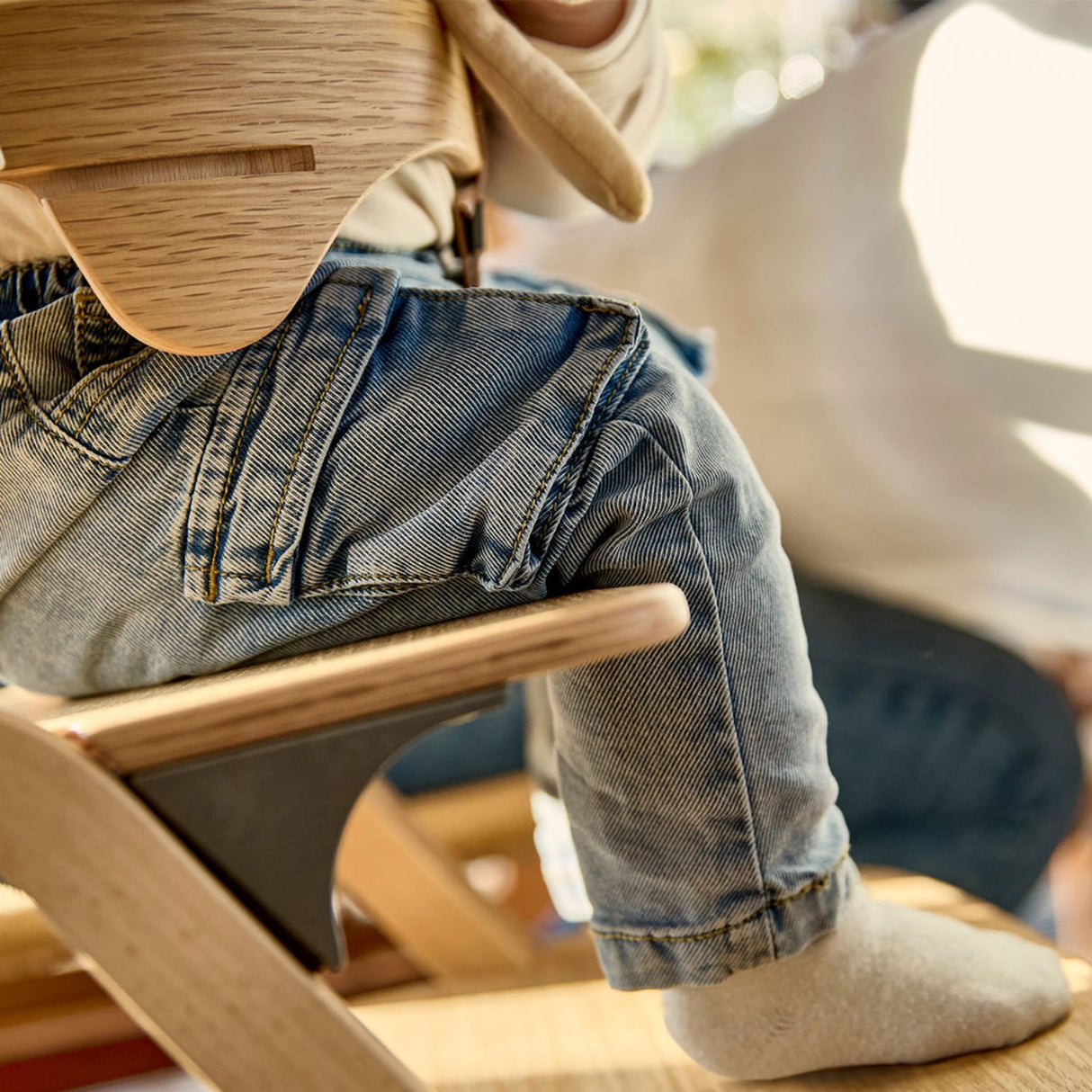 Leander Oak Nature Leander Louie™ High Chair Uden Hanger