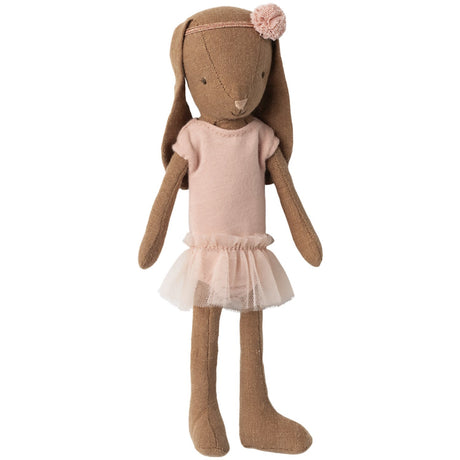 Maileg Bunny Size 1, Chocolate Brown - Ballet Suit And Skirt Rose
