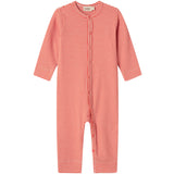 MarMar Modal Fine Rib Red Stripe Ruka Onesies