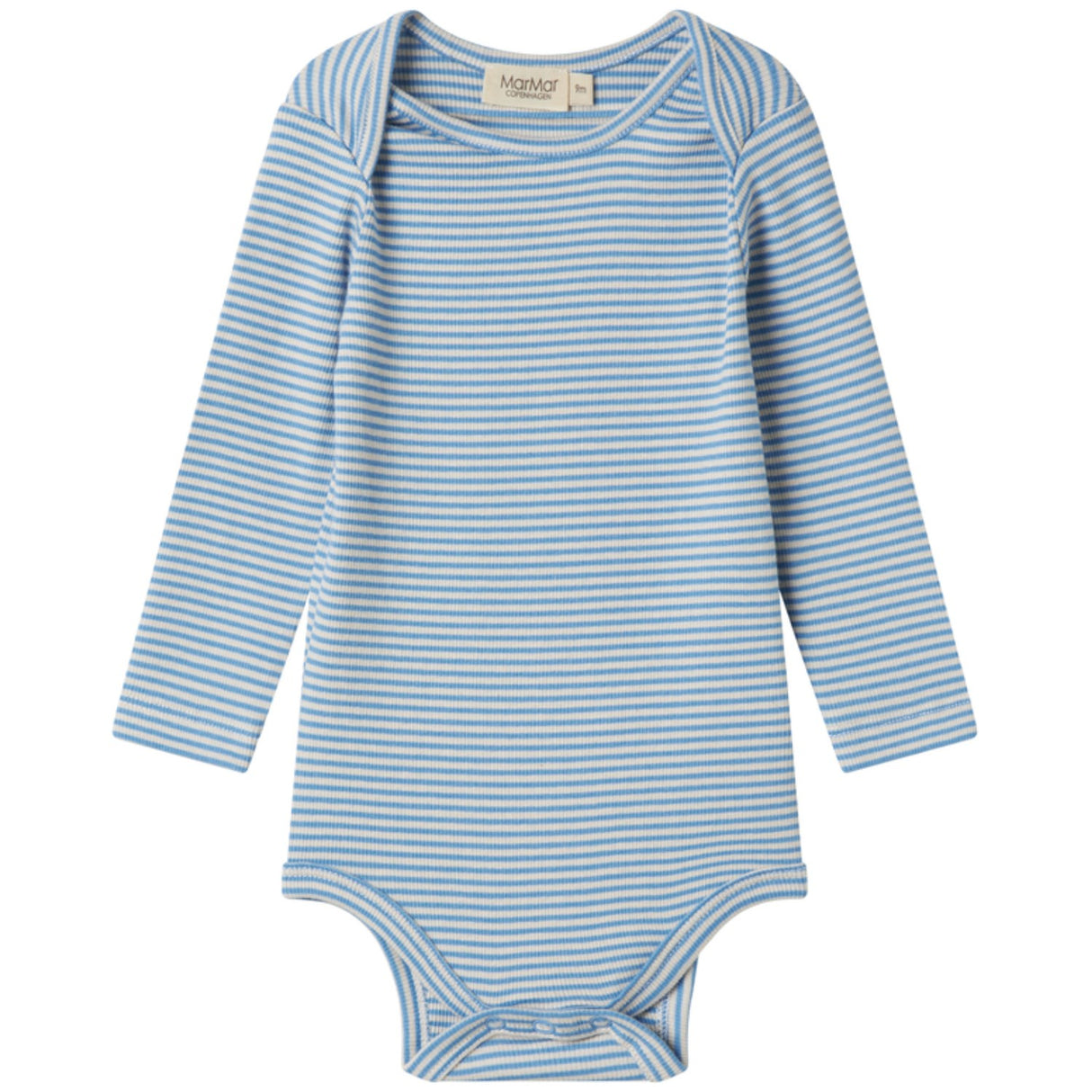 MarMar Modal Fine Rib Blue Stripe Ben Body