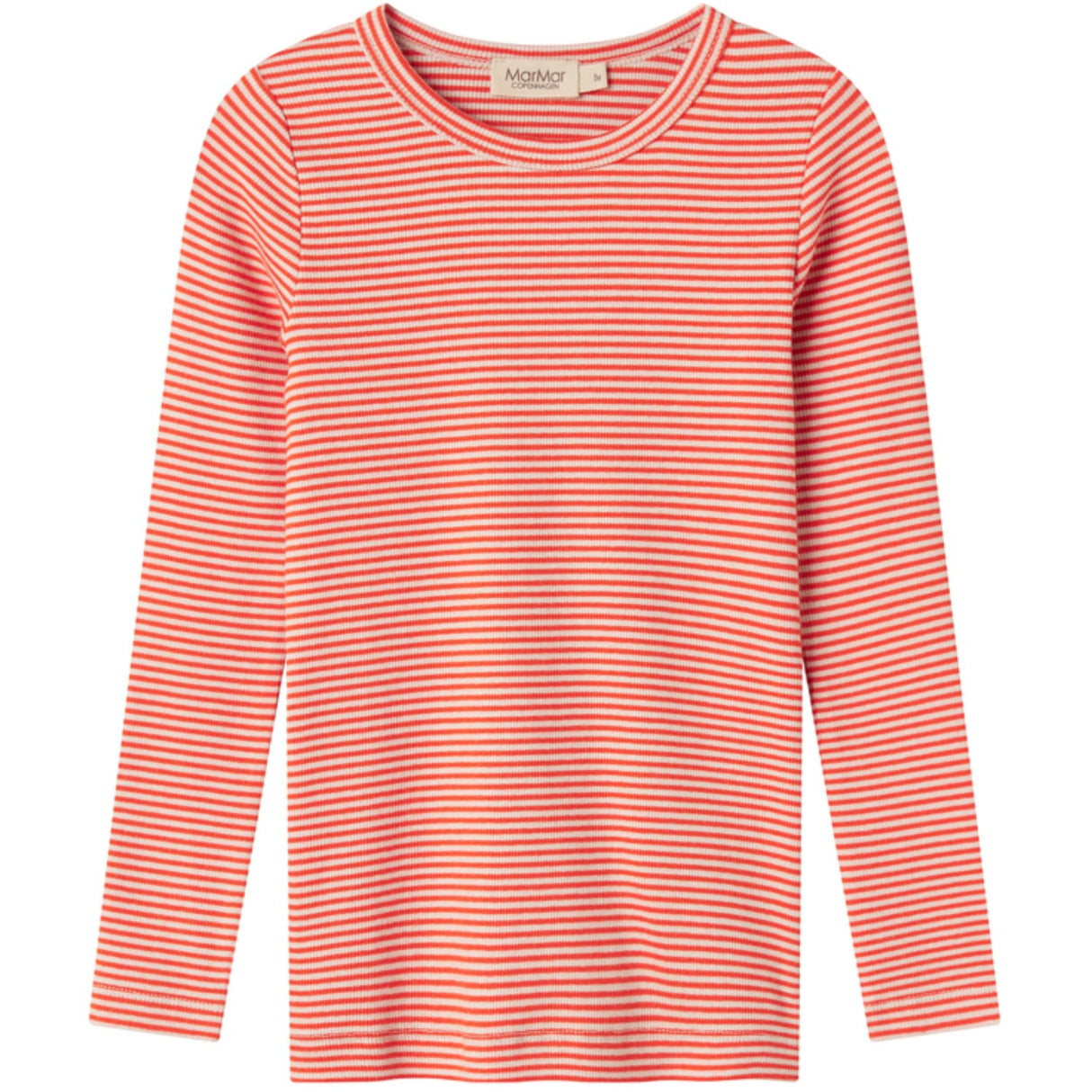 MarMar Modal Fine Rib Red Stripe Tani Blouse