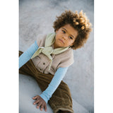 MarMar Modal Fine Rib Blue Stripe Tani Blouse