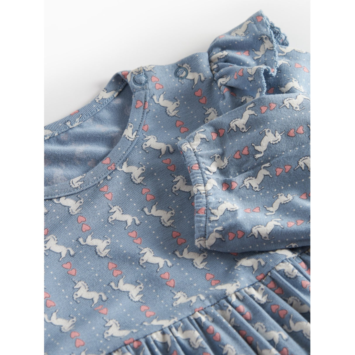 MarMar Smooth Jersey Unicorn Dream Ramona Frill LS Dress