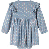 MarMar Smooth Jersey Unicorn Dream Ramona Frill LS Dress