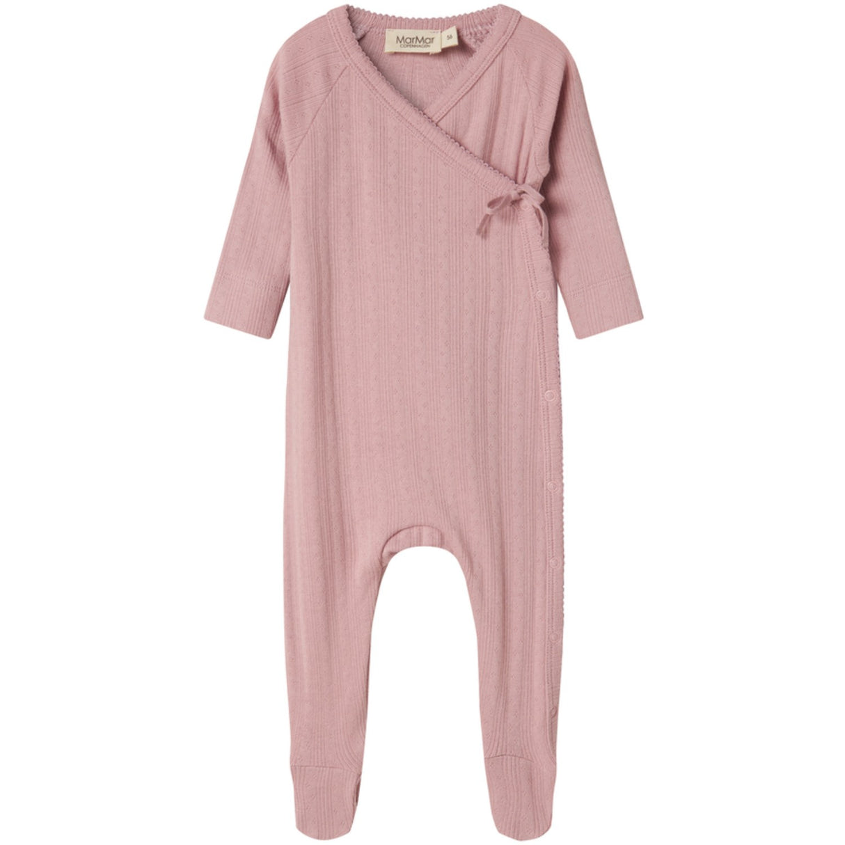 MarMar New Born Modal Pointelle Soft Berry Rubetta Onesies