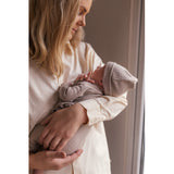 MarMar New Born Modal Pointelle Rib Soft Beige Aiko Hat