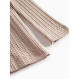 MarMar Modal Pointelle Rib Soft Beige Tamra Blouse