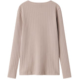 MarMar Modal Pointelle Rib Soft Beige Tamra Blouse