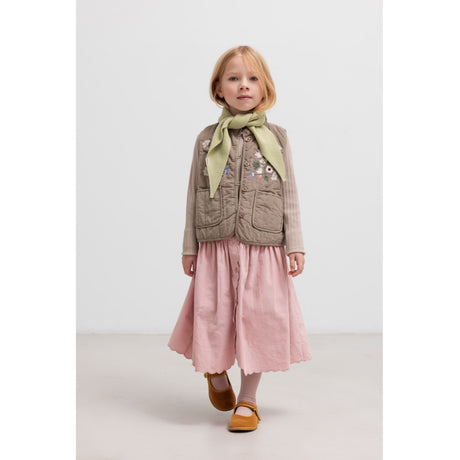 MarMar Modal Pointelle Rib Soft Beige Tamra Blouse