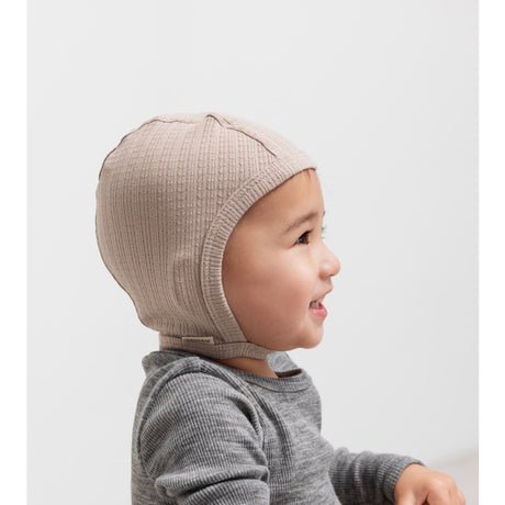 MarMar Modal Pointelle Rib Soft Beige Hoody