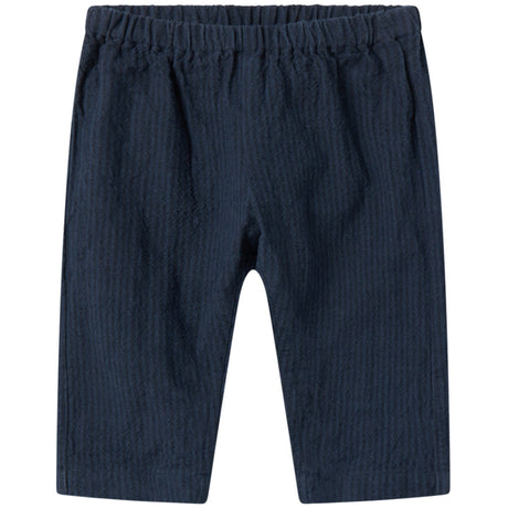 MarMar Chambray Dark Blue Stripe Panto Pants