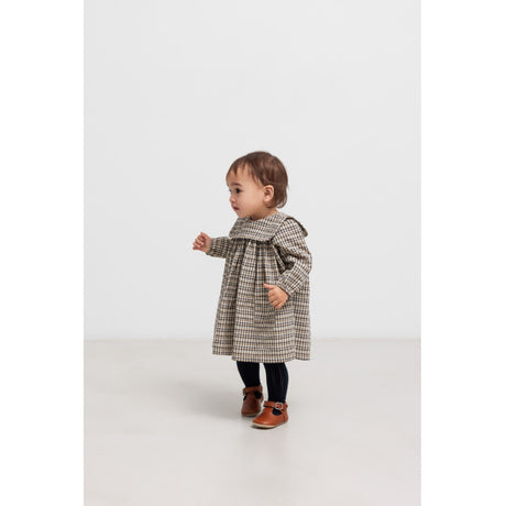 MarMar Seersucker Check Pilot Navy Check Dulle Dress