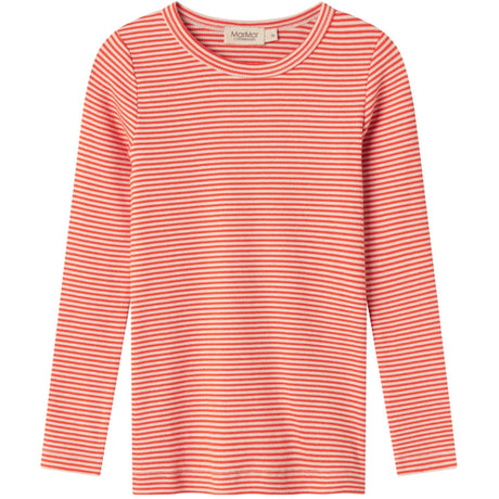 MarMar Modal Fine Rib Red Stripe Tani Blouse