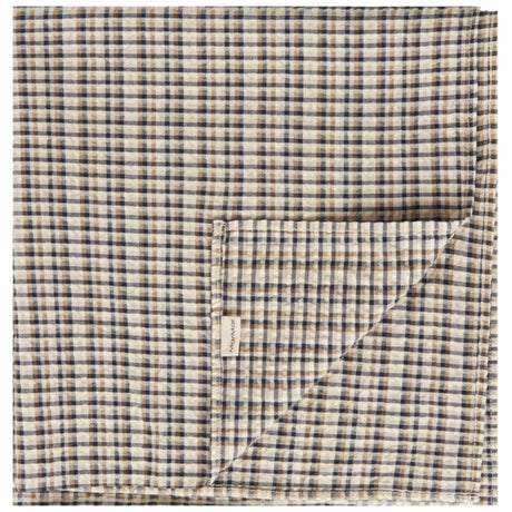 MarMar Seersucker Check Pilot Navy Check Airo Scarf