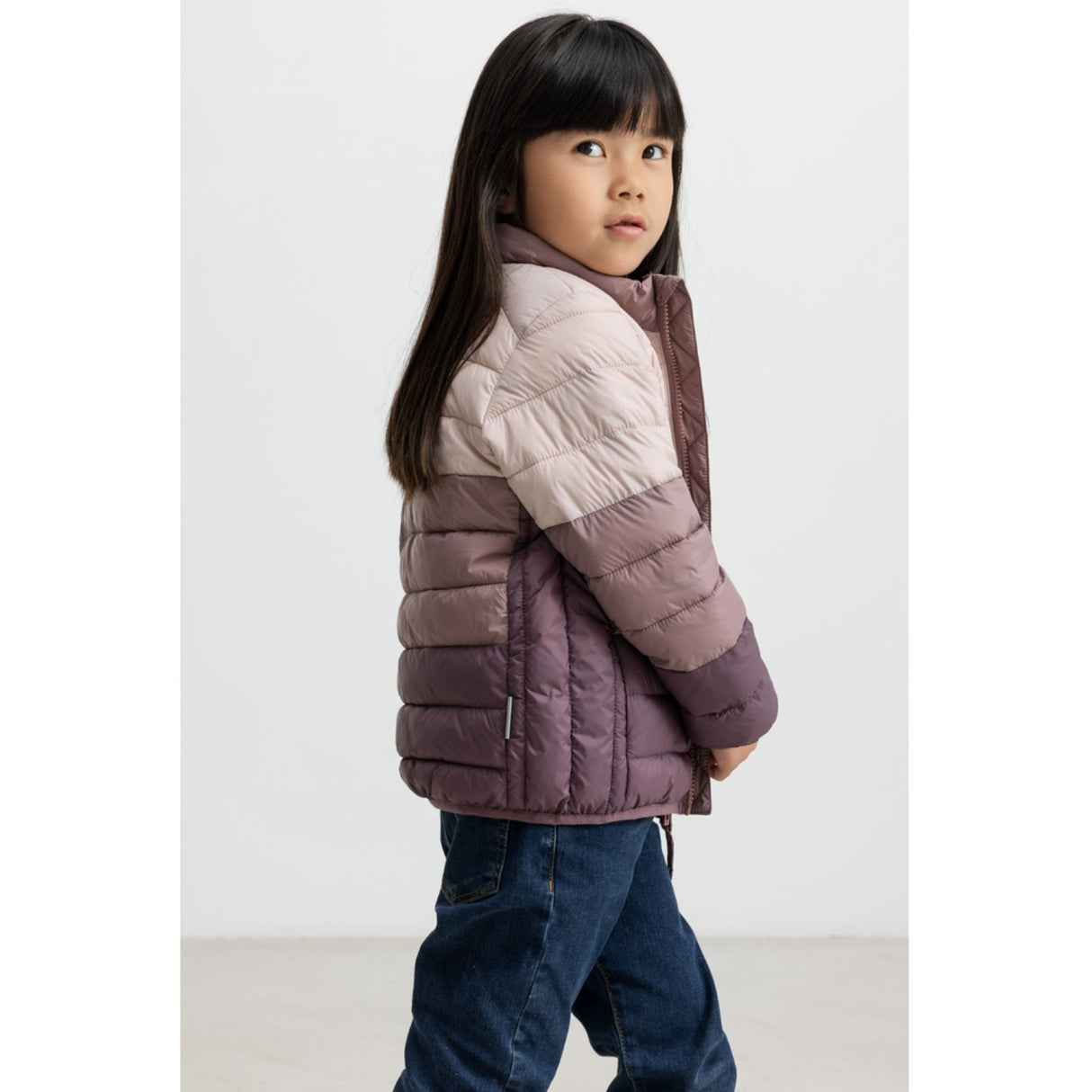 MarMar Vegan Puffer Plum Shadow Block Owe Jacket