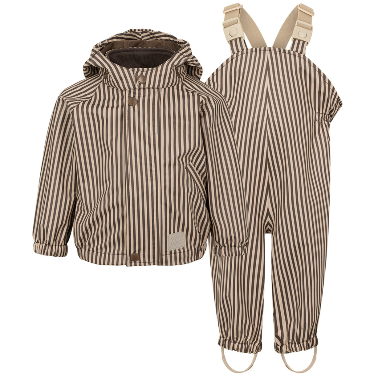 MarMar Rainwear Brown Stripe Oddy Set