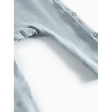 MarMar New Born Micro Modal Blue Stone Rulo Onesies