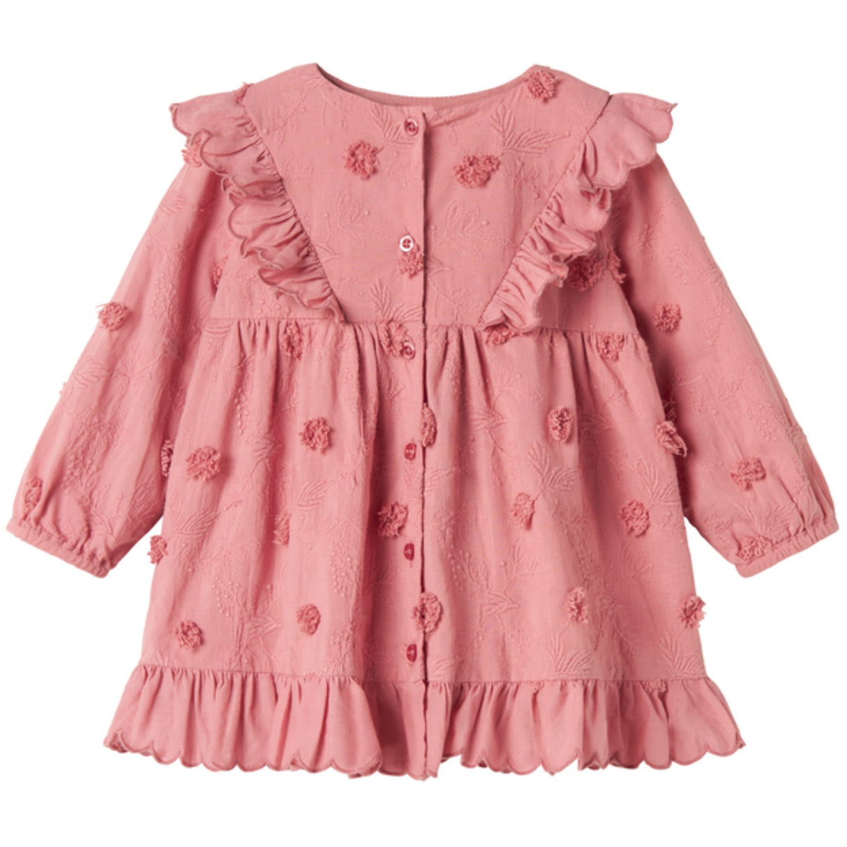 MarMar Embroidery Pink Delight Deas LS Dress