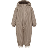 MarMar Rainwear Fleece Brown Stripe Orion Suit