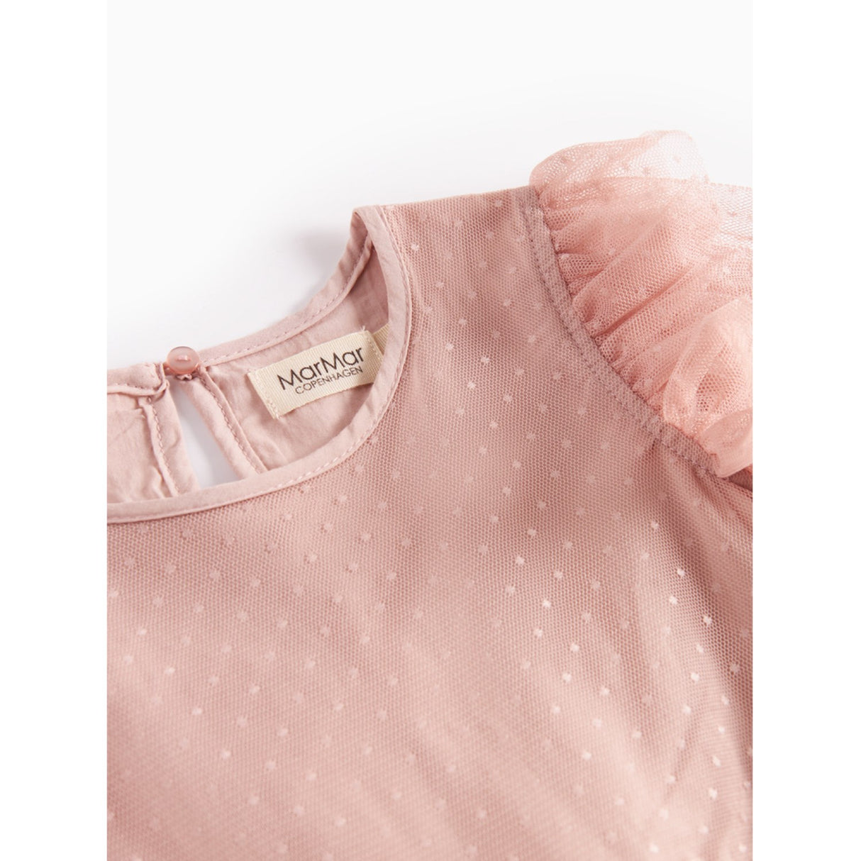 MarMar Tulle Dotty Faded Rose Doth LS Dress