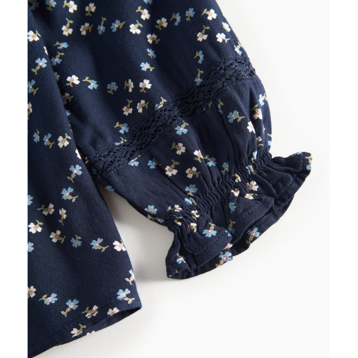 MarMar Viscose Twill French Flower Tuka LS Blouse