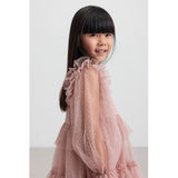 MarMar Tulle Dotty Faded Rose Doth LS Dress
