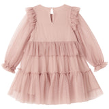 MarMar Tulle Dotty Faded Rose Doth LS Dress