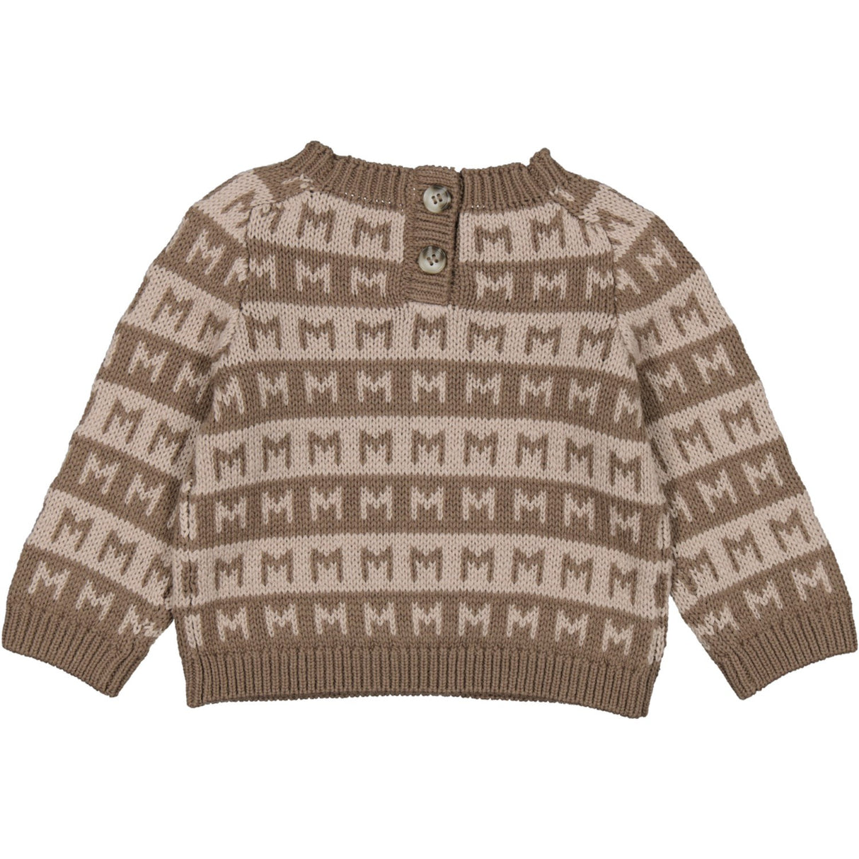 MarMar Heavy Knit Pattern Terre Stripe Talmi B Knit Blouse