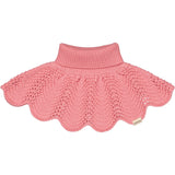MarMar Light Cotton Wool Lace Raspberry Alani Knitted Neck Warmer