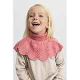 MarMar Light Cotton Wool Lace Raspberry Alani Knitted Neck Warmer