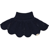 MarMar Light Cotton Wool Lace Ink Knitted Neck Warmer