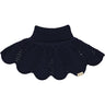 MarMar Light Cotton Wool Lace Ink Knitted Neck Warmer