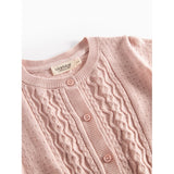 MarMar Modal Mix Cable Faded Rose Tilda Knit Cardigan