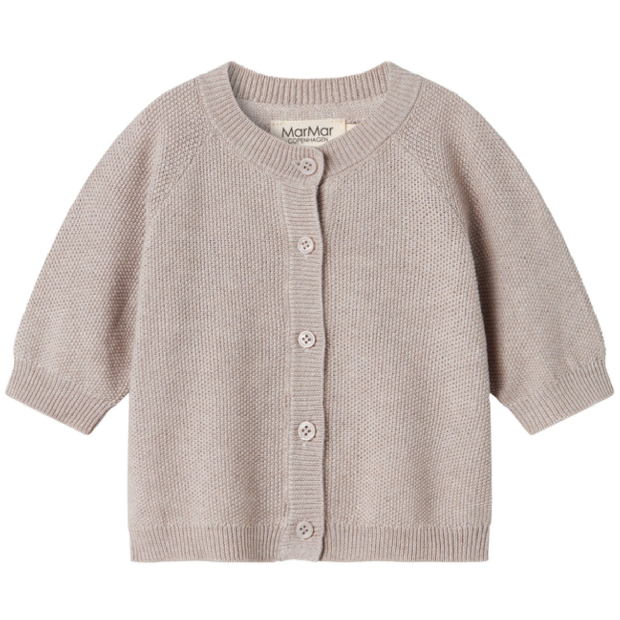MarMar Modal Mix Pearl Cashew Melange Taki Knit Cardigan