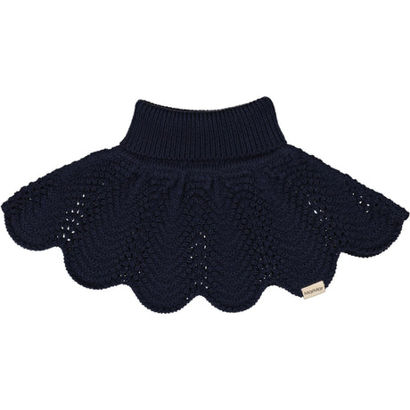 MarMar Light Cotton Wool Lace Ink Knitted Neck Warmer