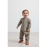 MarMar Seersucker Check Pilot Navy Check Totoro Shirt