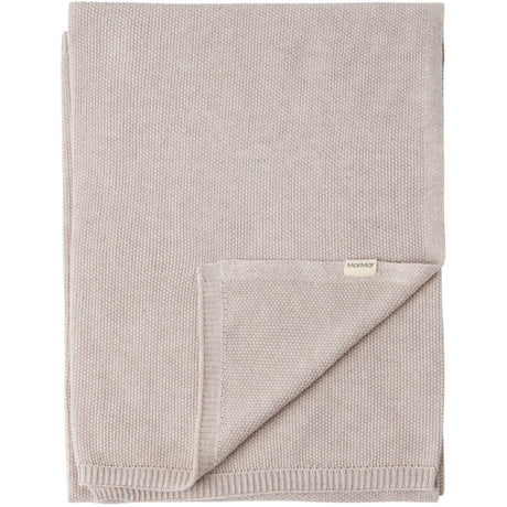 MarMar New Born Modal Mix Pearl Cashew Melange Alia Knit Blanket